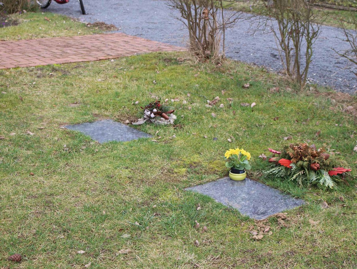 Reihengrab für Särge ohne Pflegeverpflichtung (Rasengrab)